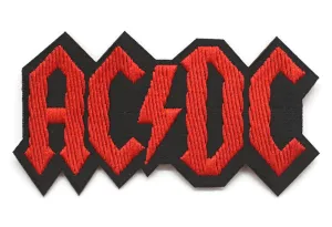 10 Pcs AC/DC Patch 2.6 Inch Iron On Patch Embroidery, Custom Patch, High Quality Sew On Badge for Denim, Sew On Patch, Applique