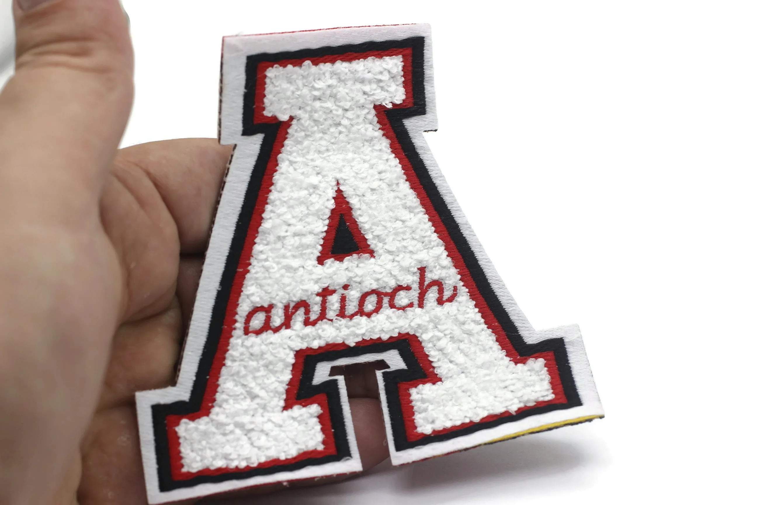 10 Pcs Antiach Patch (3.6x3.6 Inch) Iron On Patch Embroidery, Custom Patch, High Quality Sew On Badge for Denim, Sew On Patch, Applique