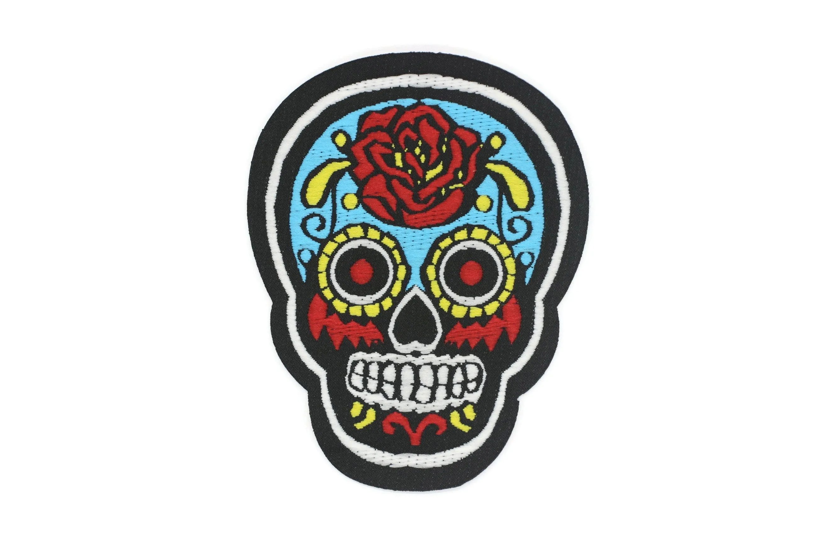 10 Pcs Dia De Los Muertos Patch Iron On Patch Embroidery, Custom Patch, High Quality Sew On Badge for Denim, Sew On Patch, Applique