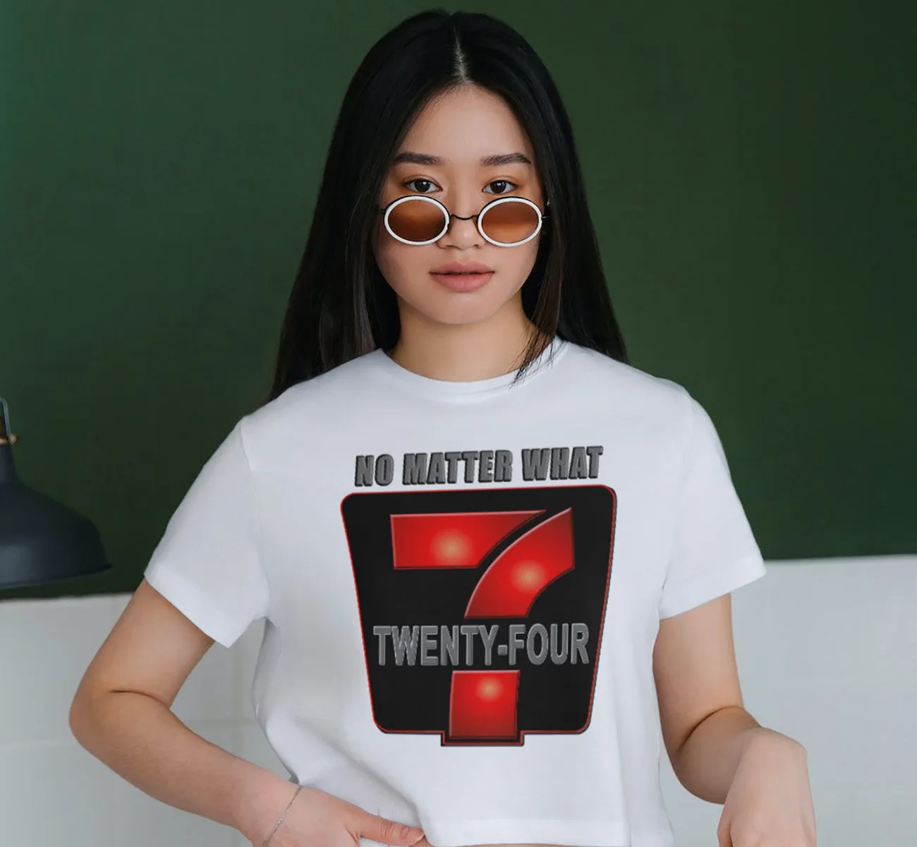 24/7 NO MATTER WHAT Women's DTG Tee