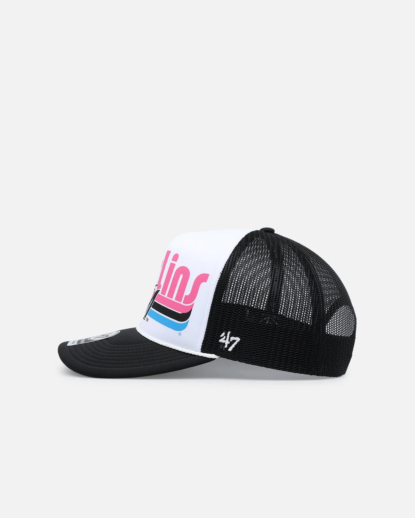 47 Brand Miami Marlins '47 Region Foam Trucker Snapback Black