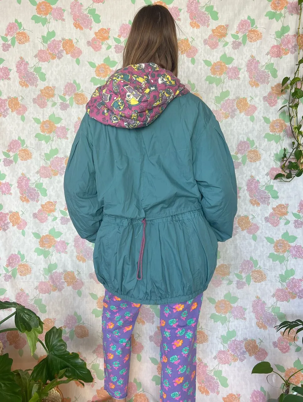 90's Unique Printed Coat