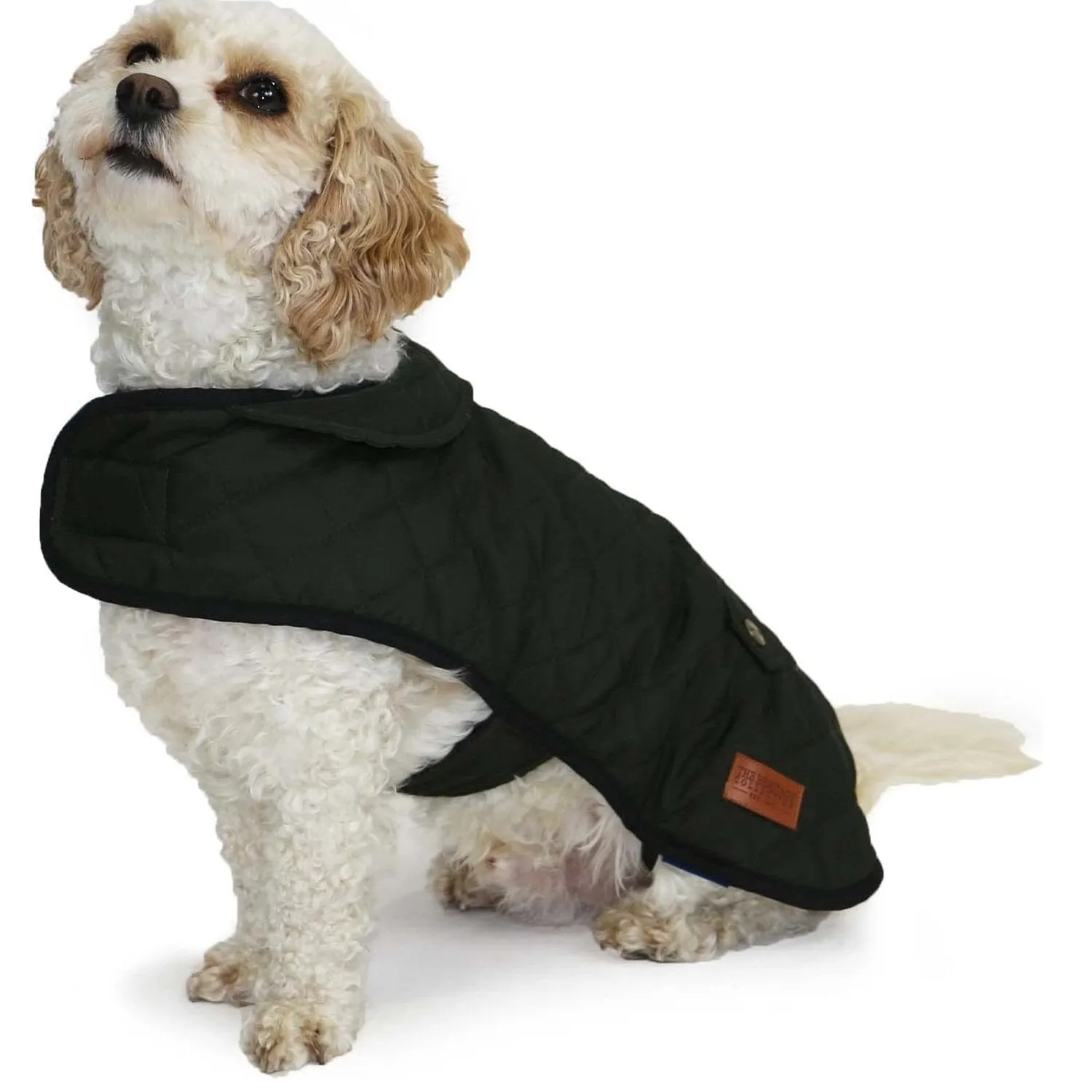 Ancol Heritage 35cm Green Quilted Blanket Dog Coat - Small/Medium