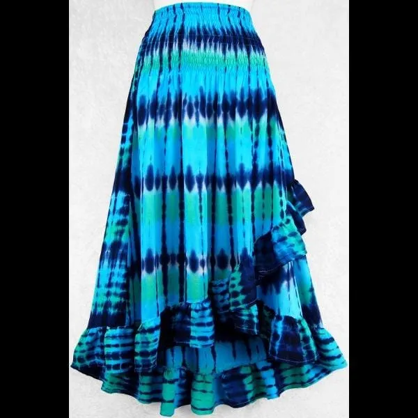 Antique Tie-Dye Convertible Top/Skirt