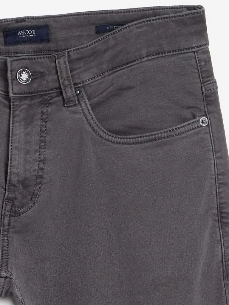 Ascot Grey Relaxed-Fit Jeans