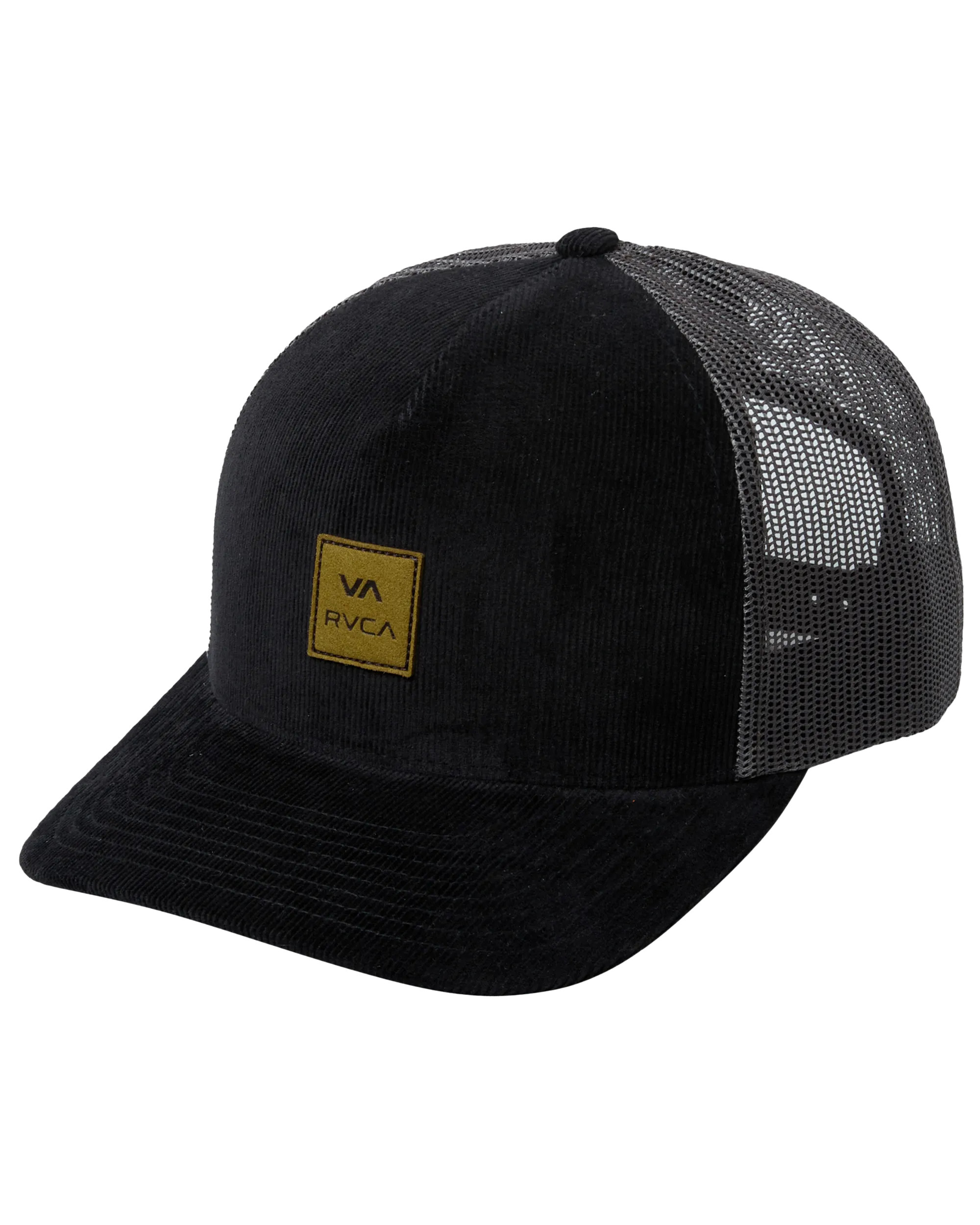 ATW Cord Trucker Cap in Black