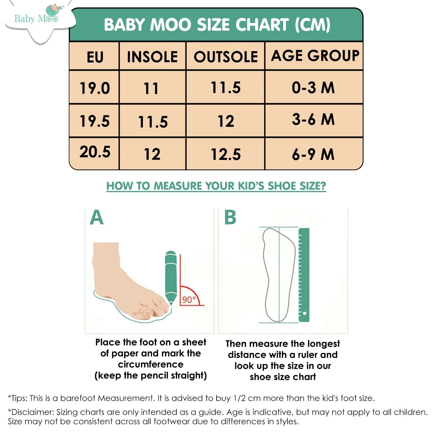 Baby Moo Persian Kitty Soft Sole Anti-Slip Booties - Green