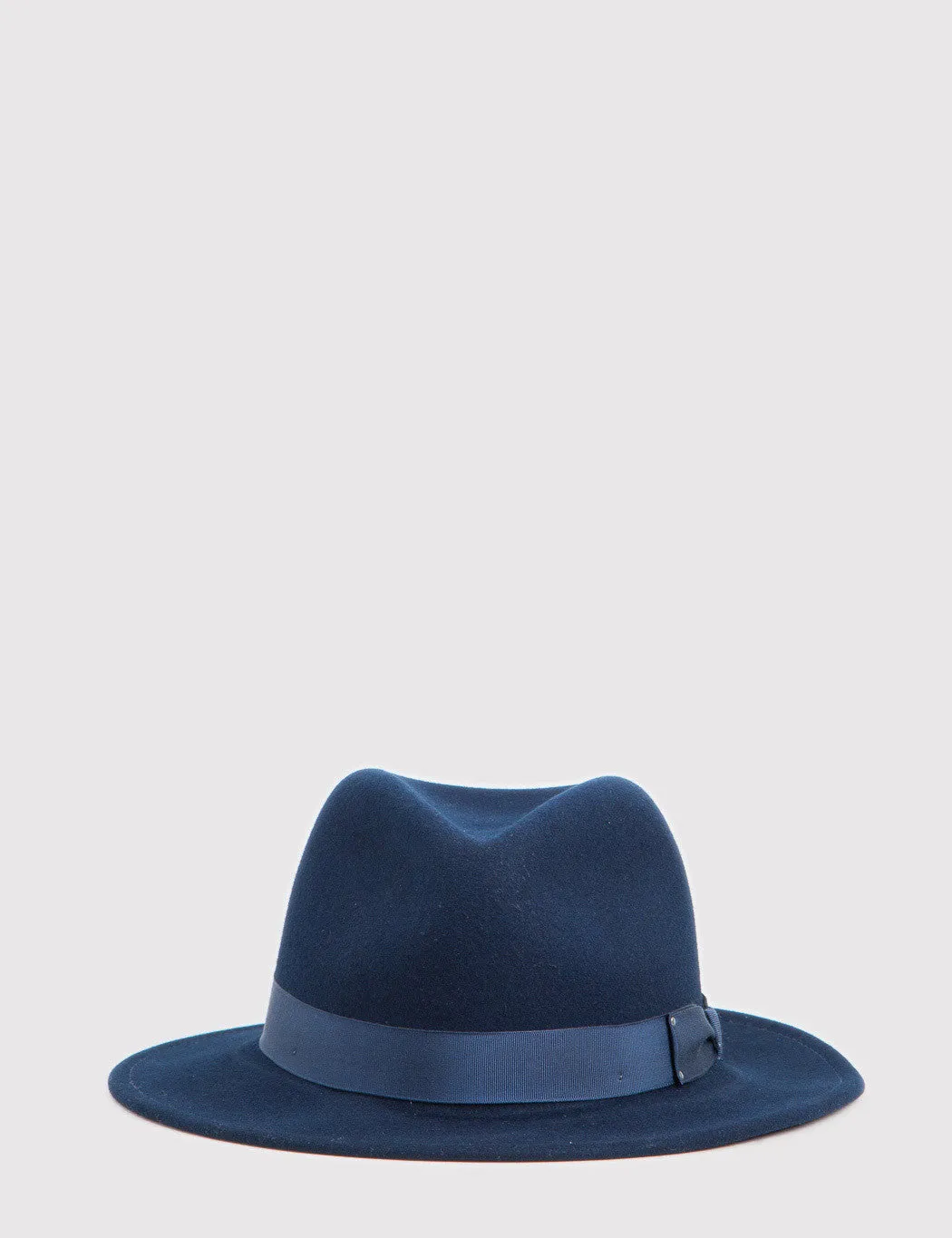 Bailey Curtis Widebrim Fedora Hat - Navy Blue