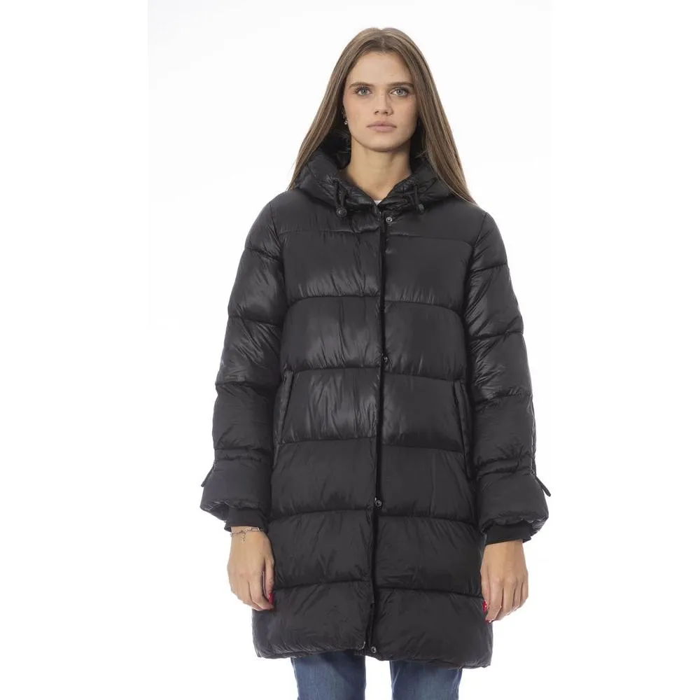 Baldinini Trend Black Nylon Women Jacket