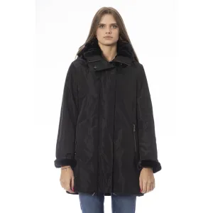 Baldinini Trend Black Polyester Women Jacket