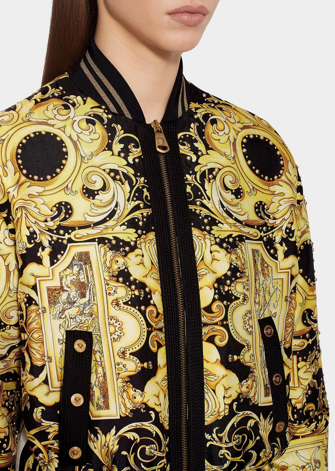 'Baroque' Bomber Jacket