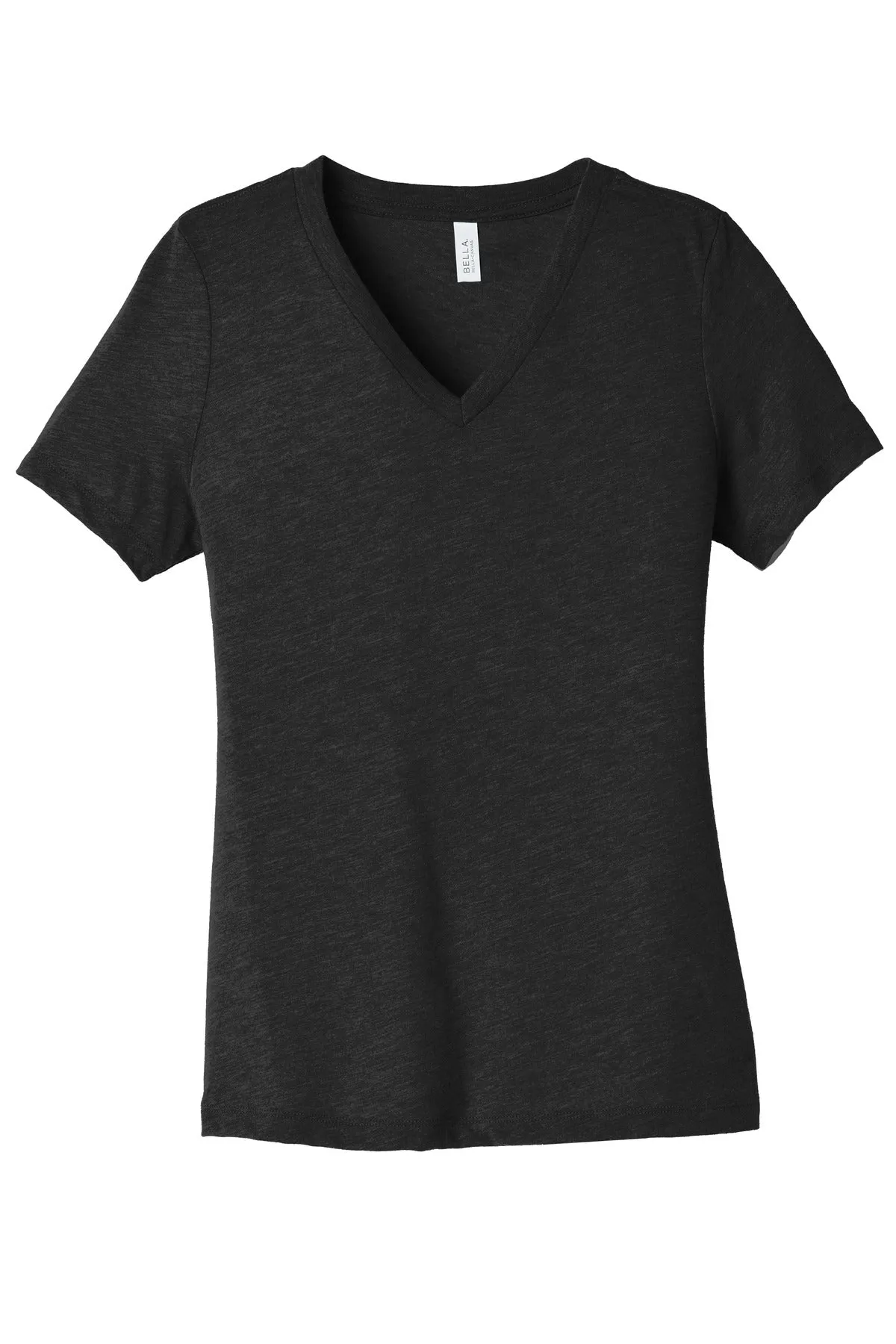 BELLA CANVAS Women's Relaxed Heather CVC V-Neck Tee BC6405CVC