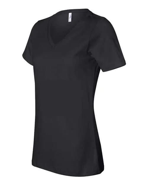 BELLA   CANVAS Women's Relaxed Jersey V-Neck Tee