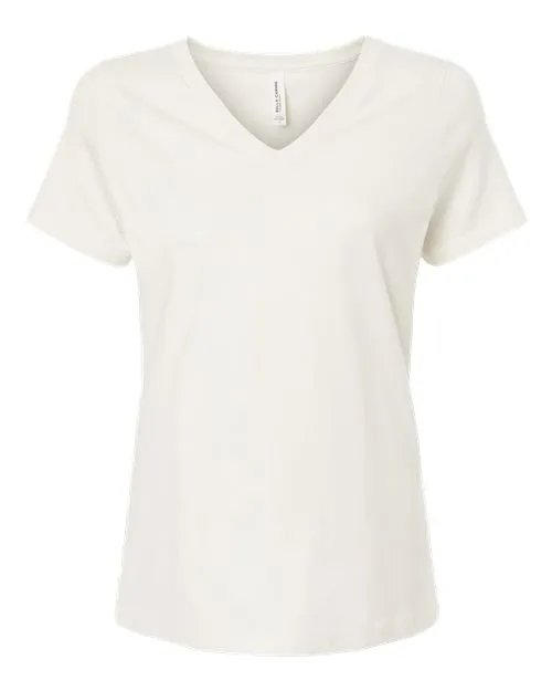 BELLA   CANVAS Women's Relaxed Jersey V-Neck Tee