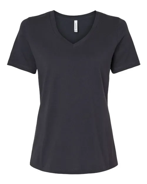 BELLA   CANVAS Women's Relaxed Jersey V-Neck Tee