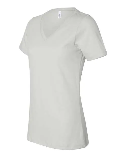 BELLA   CANVAS Women's Relaxed Jersey V-Neck Tee