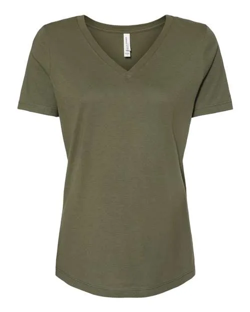 BELLA   CANVAS Women's Relaxed Jersey V-Neck Tee