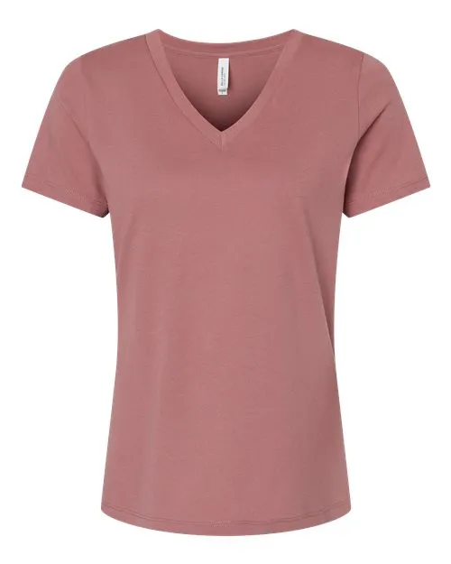 BELLA   CANVAS Women's Relaxed Jersey V-Neck Tee