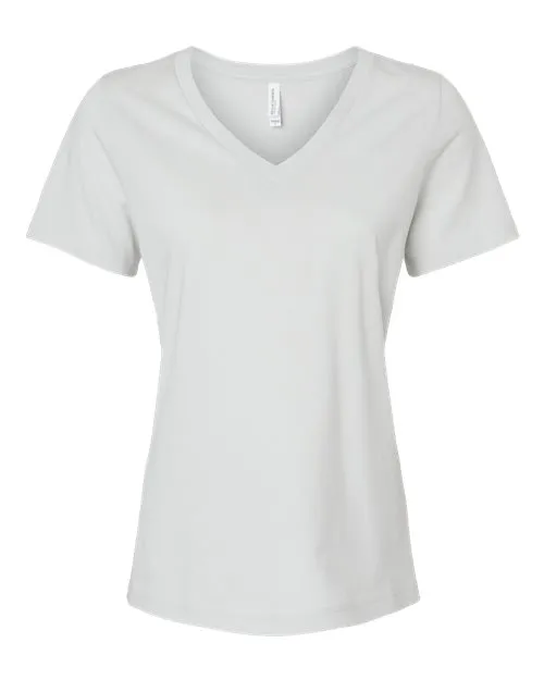 BELLA   CANVAS Women's Relaxed Jersey V-Neck Tee