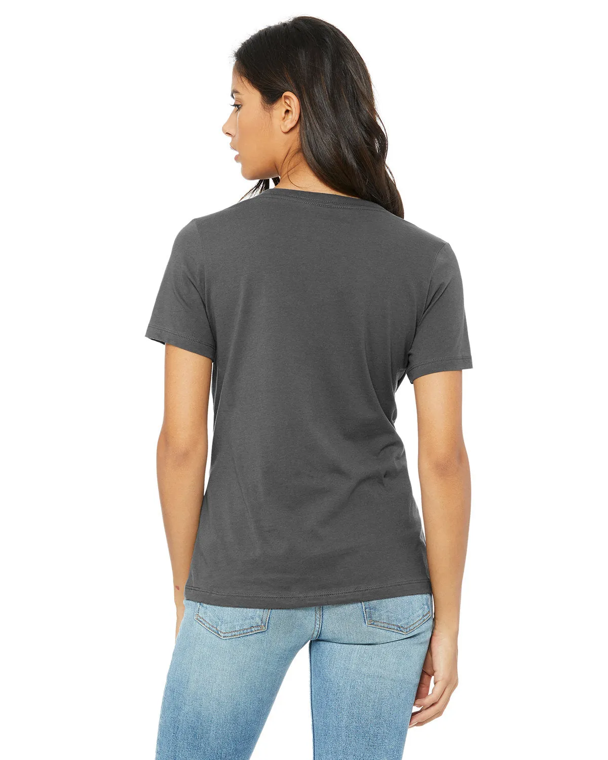 BELLA   CANVAS Women's Relaxed Jersey V-Neck Tee