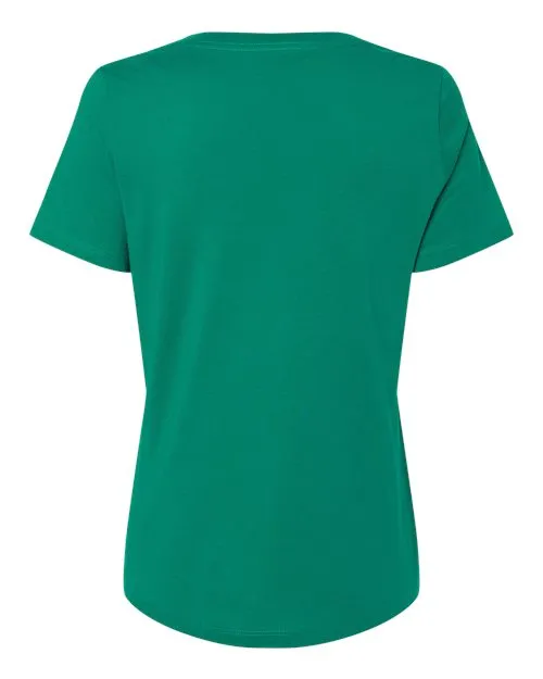 BELLA   CANVAS Women's Relaxed Jersey V-Neck Tee