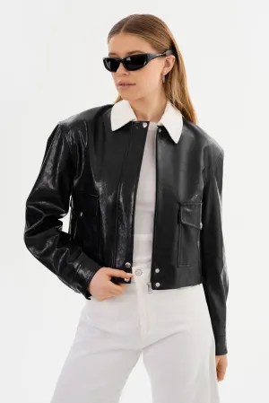 BRAYLIN | Faux Leather Jacket