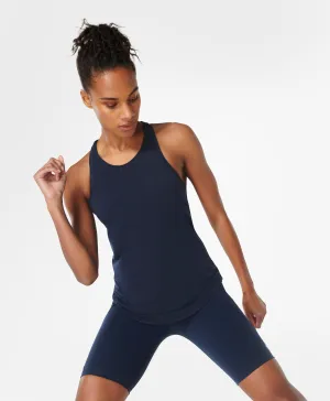 Breathe Easy Run Tank Top Sb8023 Navy-Blue