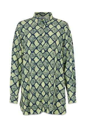 CamilaMD print shirt - Yellow Snake