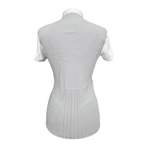 Cavalleria Toscana R-Evo Technical Knit Show Shirt in White - Woman's Small