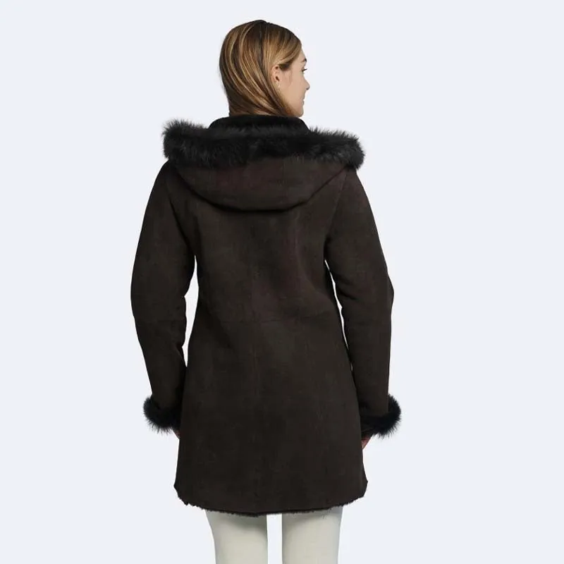 Christina Shearling Best Style Winter Sheepskin Leather Coats