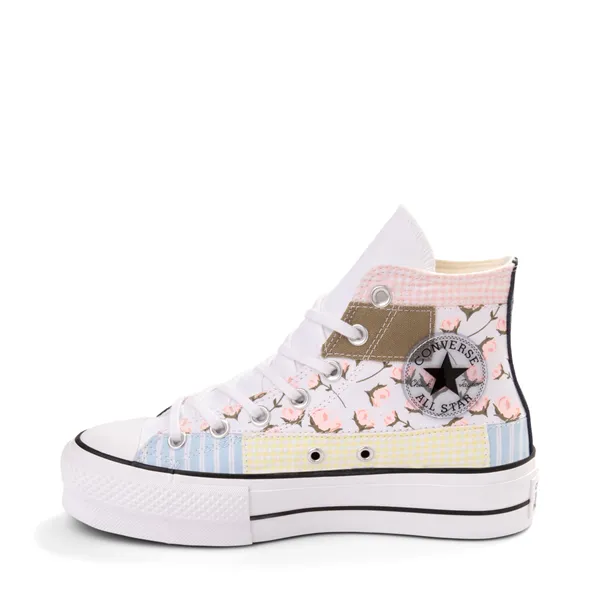 Converse Women's Chuck Taylor All Star Lift High Top Sneakers in Picnic Patchwork