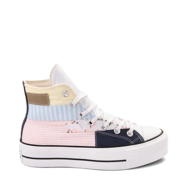 Converse Women's Chuck Taylor All Star Lift High Top Sneakers in Picnic Patchwork