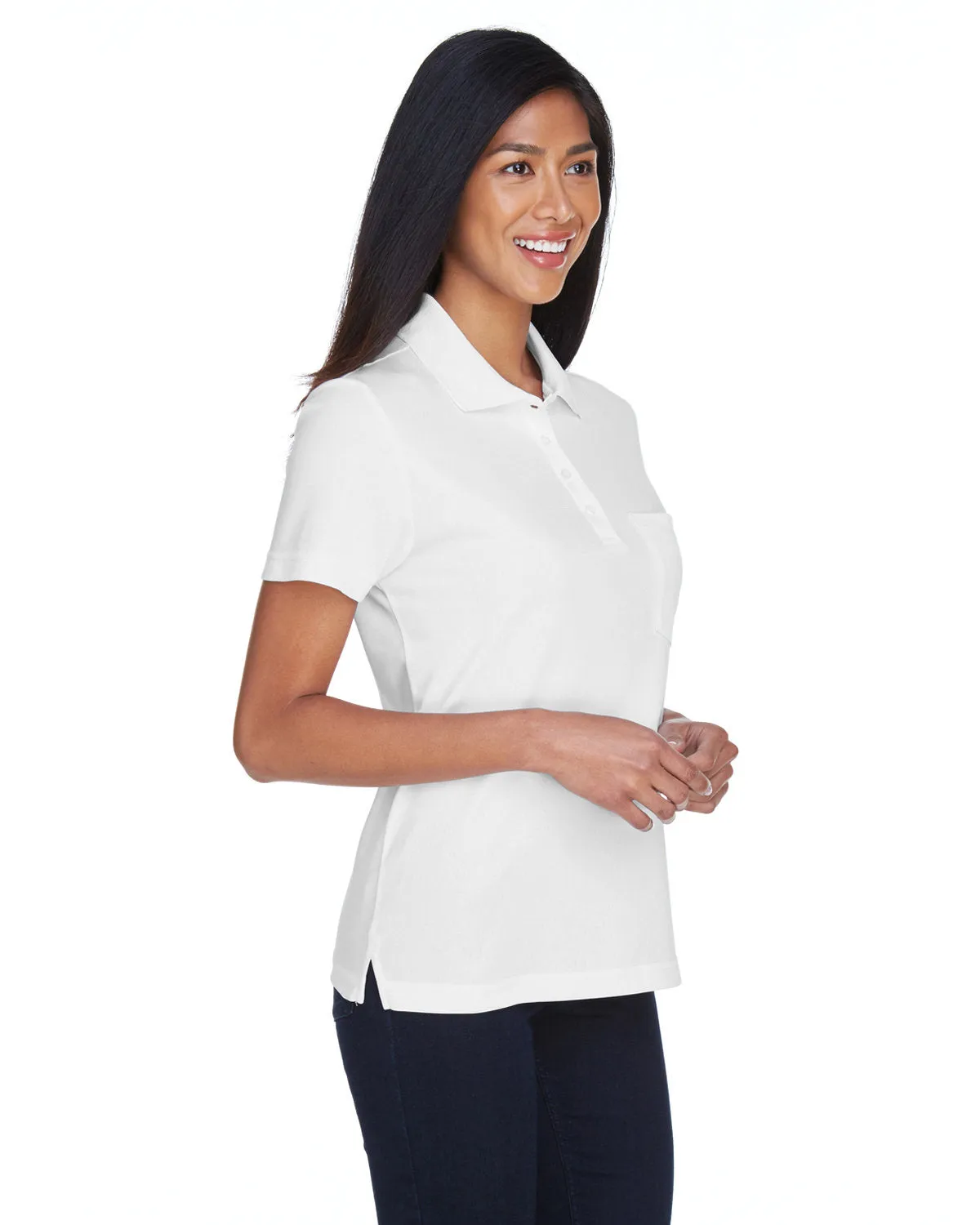 CORE365 Ladies' Origin Performance Piqué Polo with Pocket