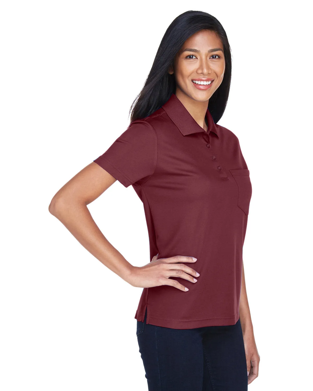 CORE365 Ladies' Origin Performance Piqué Polo with Pocket