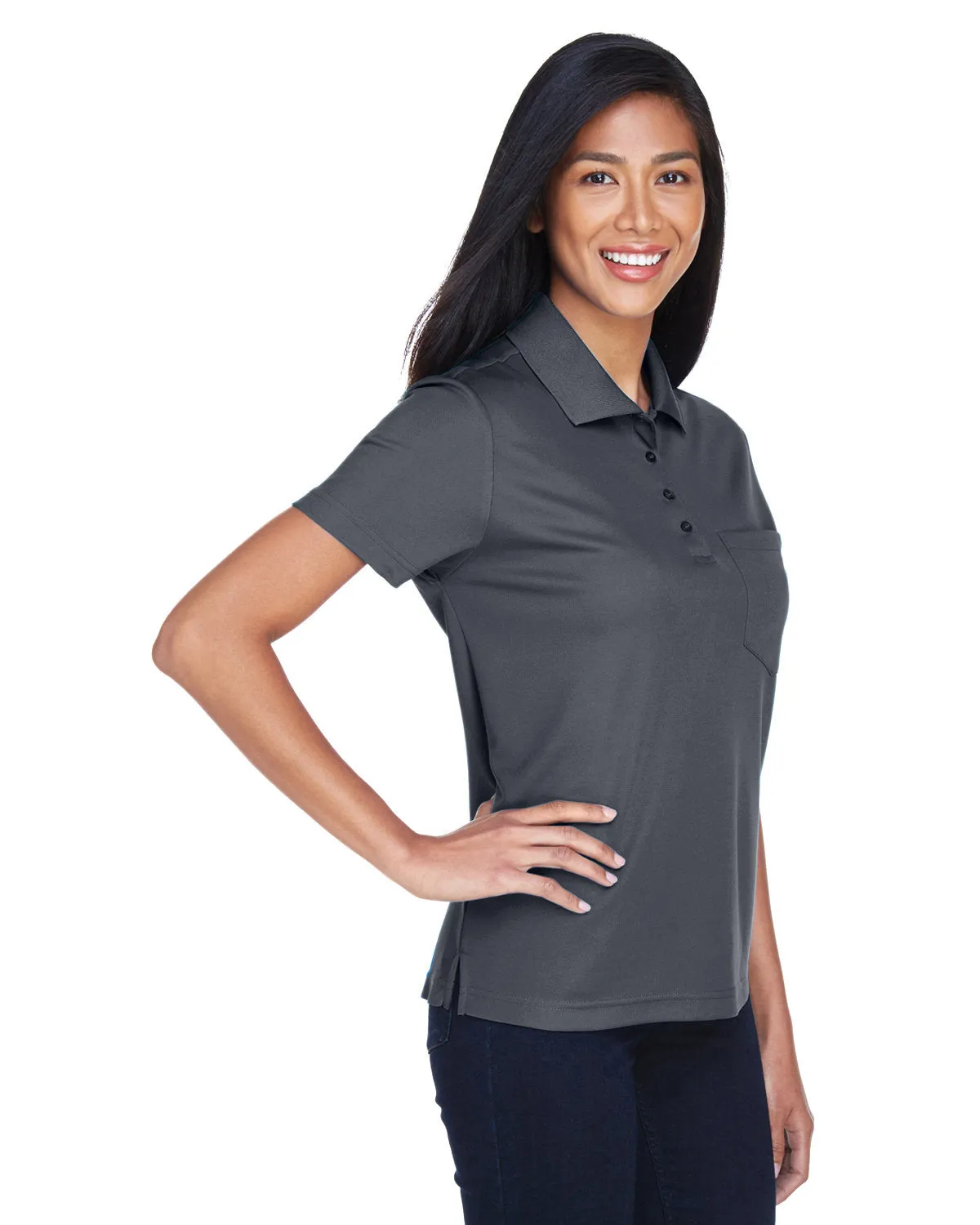 CORE365 Ladies' Origin Performance Piqué Polo with Pocket