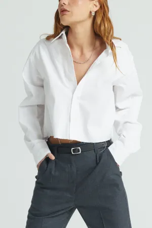 Cropped Long Sleeve Shirt