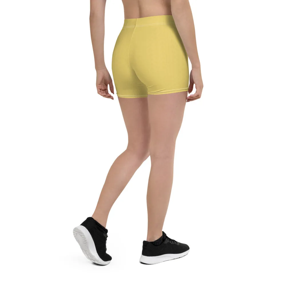 Daisy Yellow Low Waist Shorts