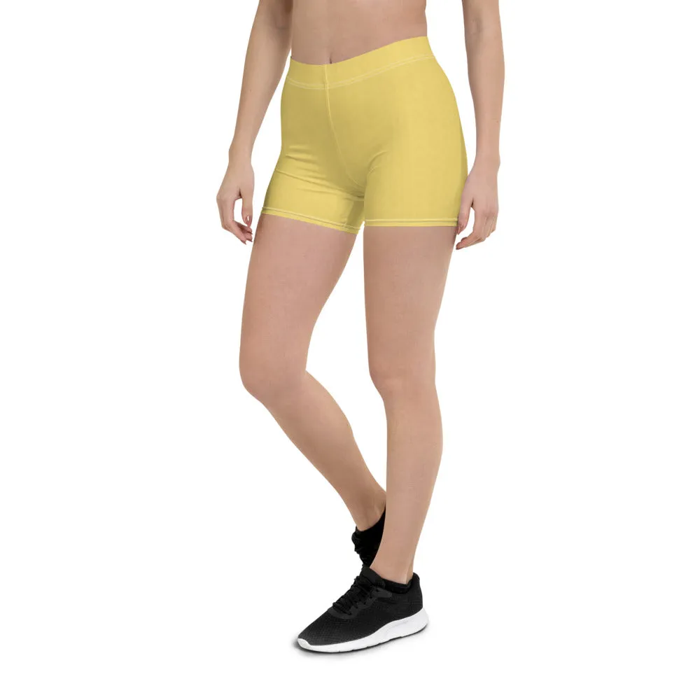 Daisy Yellow Low Waist Shorts