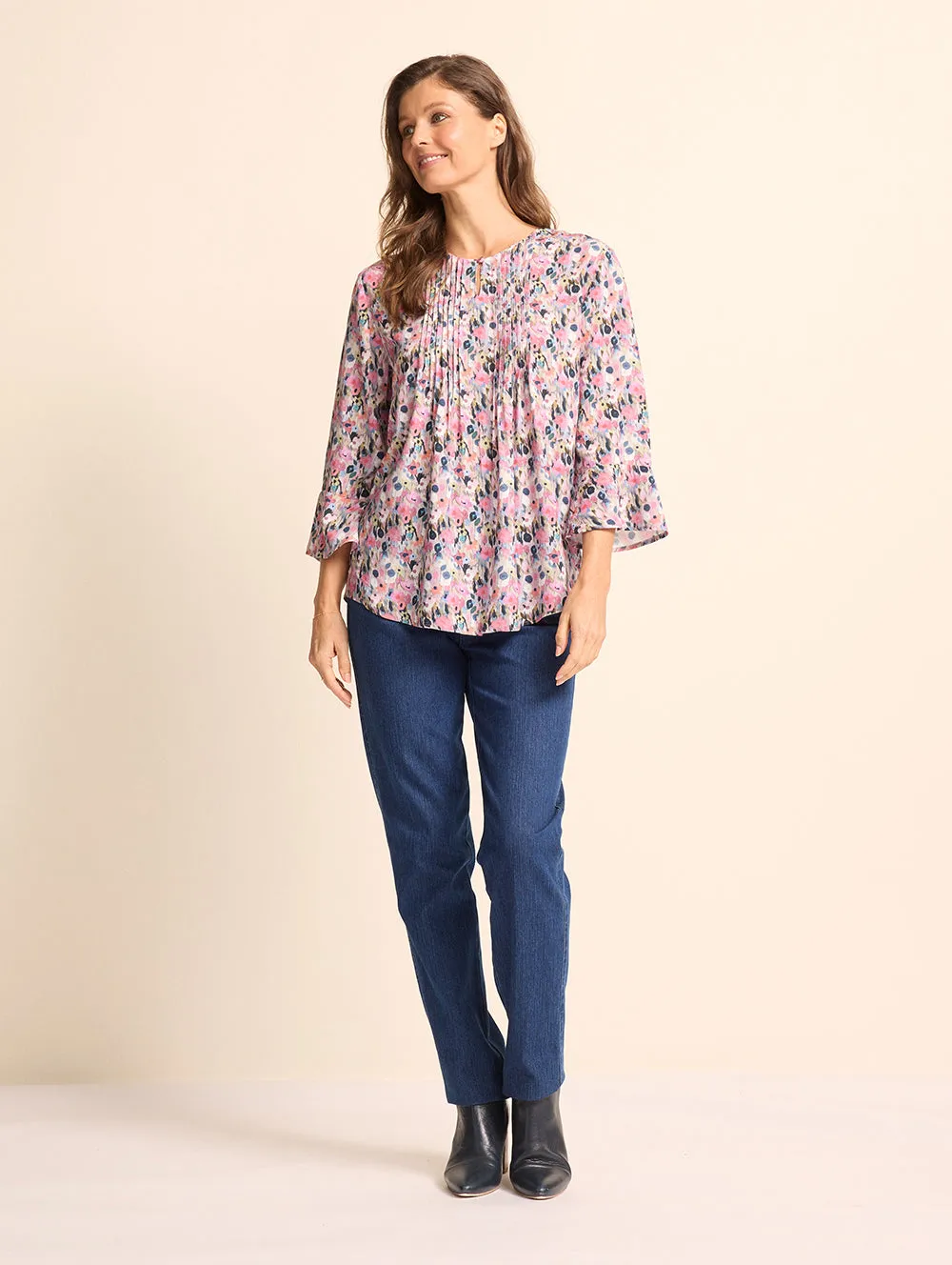 Danyelle 3/4 Sleeve Blouse