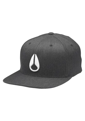 Deep Down Flexfit Athletic Fit Hat - Black Heather / White