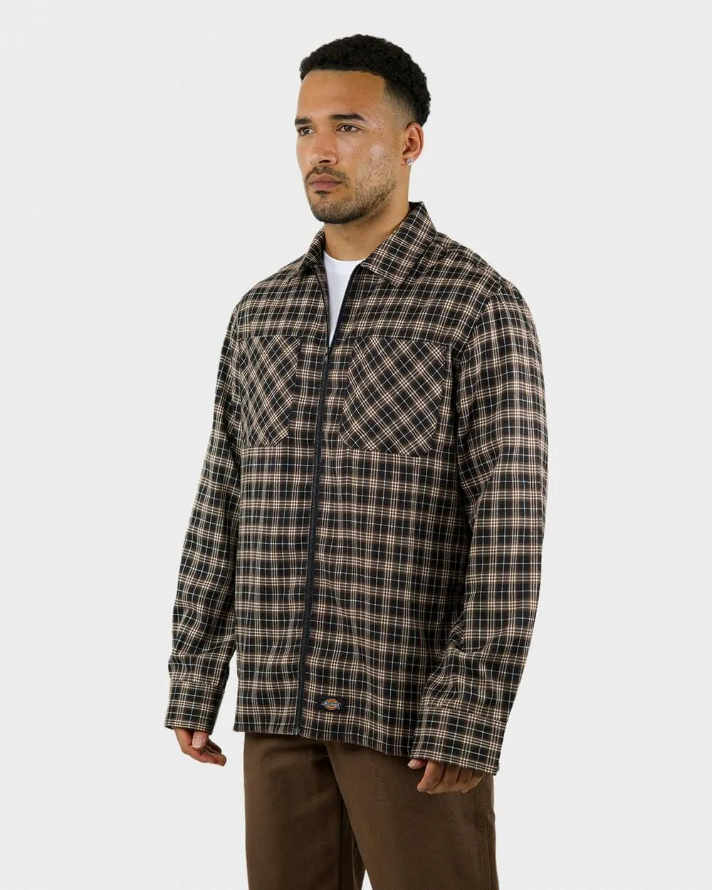 Dickies Brownsville Relaxed Fit Zip Shirt