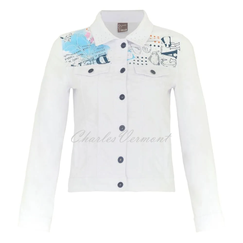 Dolcezza 'Happy With Spring' Jacket With Diamante Detail - Style 24610