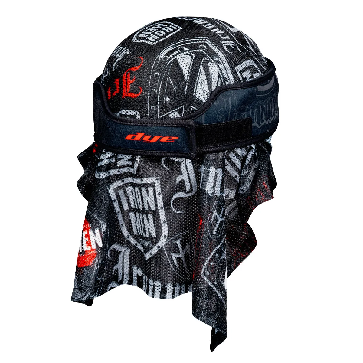 Dye Halo X - Headwrap - IM Shields 40 Black / Red