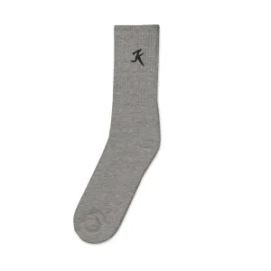 Grey Classic Crew Socks