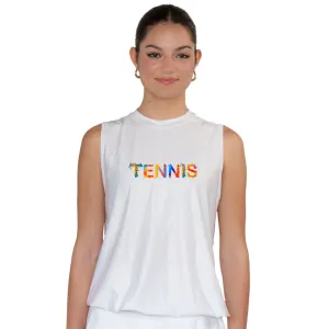 Halos Tennis Art Relaxed SPF Top