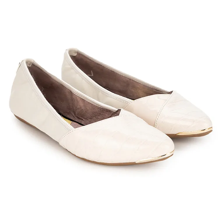 IVY Ballet Flat Shoes - Beige