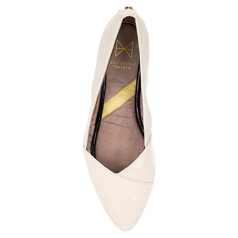 IVY Ballet Flat Shoes - Beige