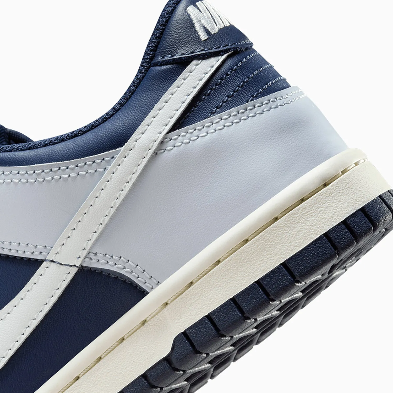 Kid's Dunk Low "Football Grey Midnight Navy" Grade School