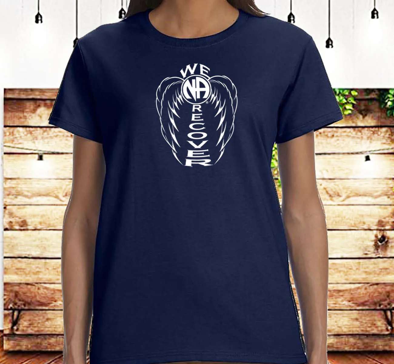 ldTs- We Recover Wings Ladies T's