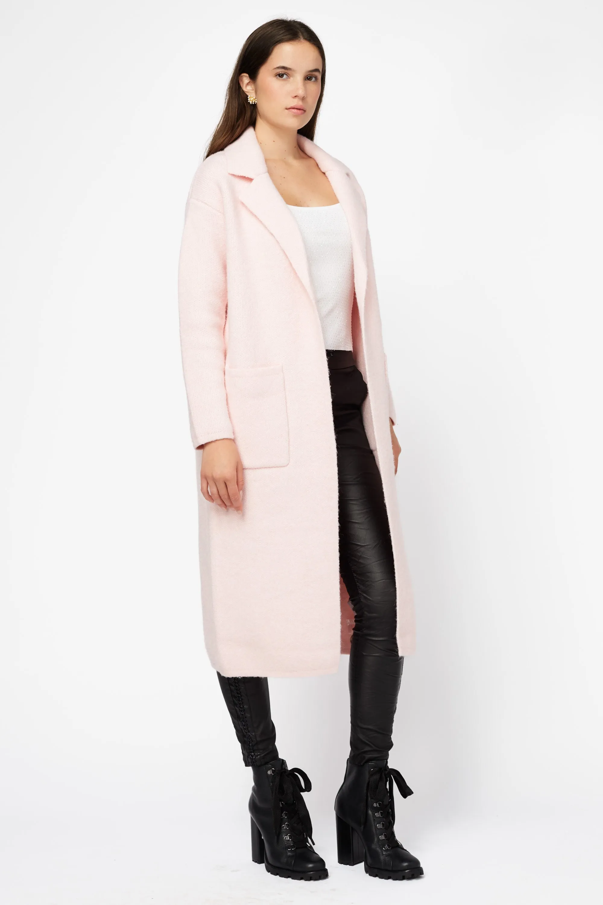 Lyla   Luxe Pink Jimmi Coat